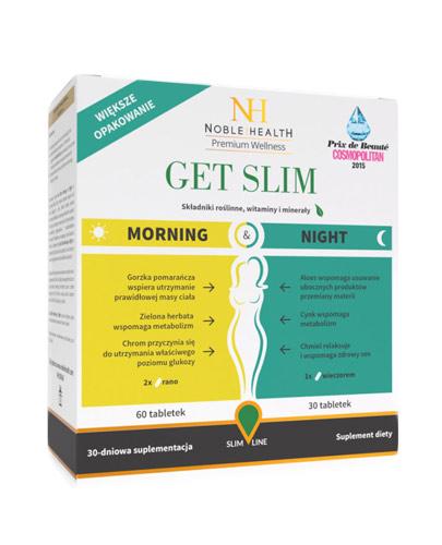  Noble Health Get Slim Morning & Night, 90 tabletek - Apteka internetowa Melissa  