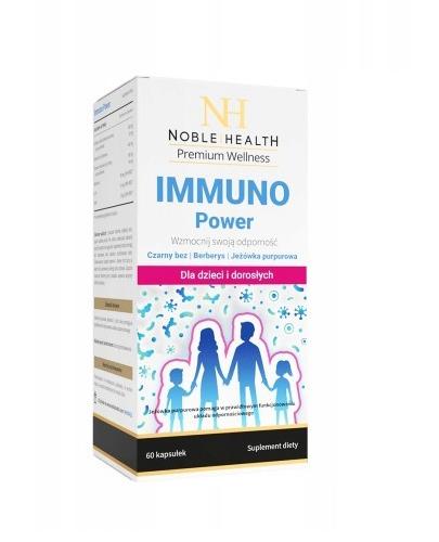  Noble Health Immuno Power - 60 kaps. Na odporność - cena, opinie, działanie - Apteka internetowa Melissa  