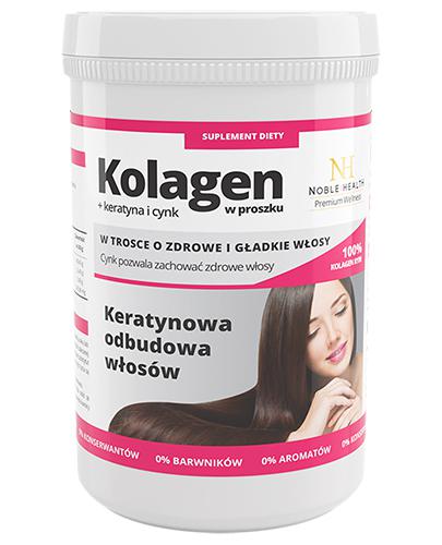 NOBLE HEALTH Kolagen w proszku + keratyna i cynk - 100 g - Apteka internetowa Melissa