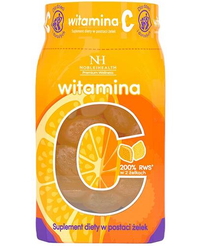  NOBLE HEALTH WITAMINA C Żelki - 300 g - 100% RWS  - Apteka internetowa Melissa  