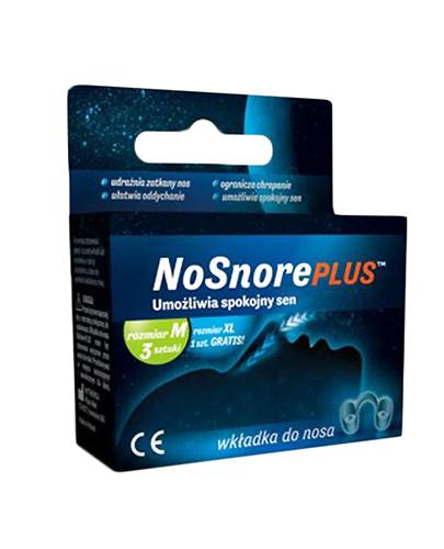  NoSnore Plus Wkładki do nosa rozmiar M - 3 szt. - cena, opinie, właściwości - Apteka internetowa Melissa  