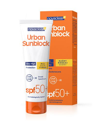 Novaclear Urban Sunblock Krem ochronny SPF 50+, 125 ml, cena, opinie, skład - Apteka internetowa Melissa  