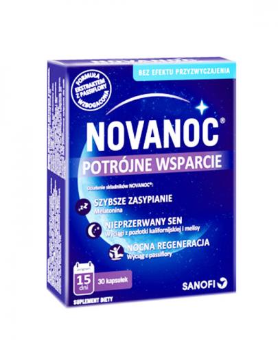 NOVANOC - 30 kaps. Wspomaga jakość snu. - Apteka internetowa Melissa