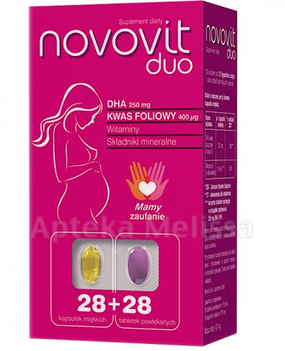 NOVOVIT DUO - 28 kaps. + 28 tabl. - Apteka internetowa Melissa