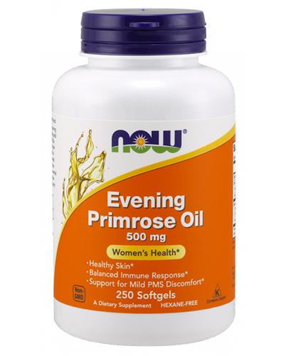  Now Evening Primrose Oil 500 mg - 250 kaps. - cena, opinie, właściwości - Apteka internetowa Melissa  