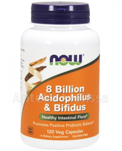  NOW FOODS 8 Billion Acidophilus & Bifidus - 120 kaps. - Apteka internetowa Melissa  