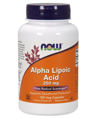  NOW FOODS Alpha Lipoic Acid 250 mg - 120 kaps. - Apteka internetowa Melissa  