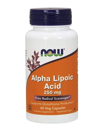  Now Foods Alpha Lipoic Acid 250 mg - 60 kaps. - cena, opinie, właściwości  - Apteka internetowa Melissa  