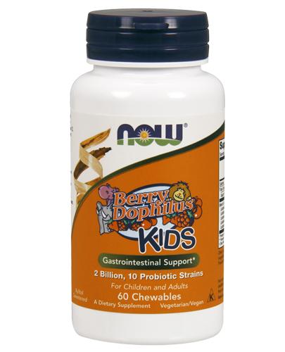 NOW FOODS BerryDophilus KIDS - 60 tabl.