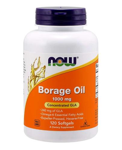  NOW FOODS Borage oil 1000 mg - 120 kaps. - Apteka internetowa Melissa  