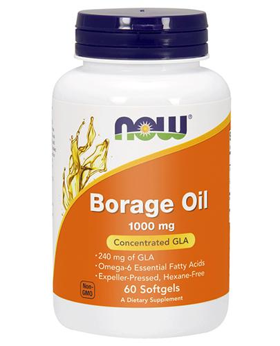  NOW FOODS Borage oil 1000 mg - 60 kaps. - Apteka internetowa Melissa  