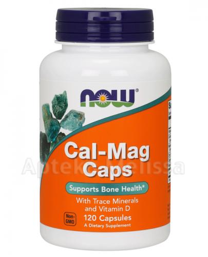 NOW FOODS Cal-Mag Caps + D3 + Minerały - 120 kaps. - Apteka internetowa Melissa