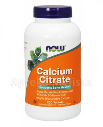  NOW FOODS Calcium Citrate - 250 tabl. - Apteka internetowa Melissa  
