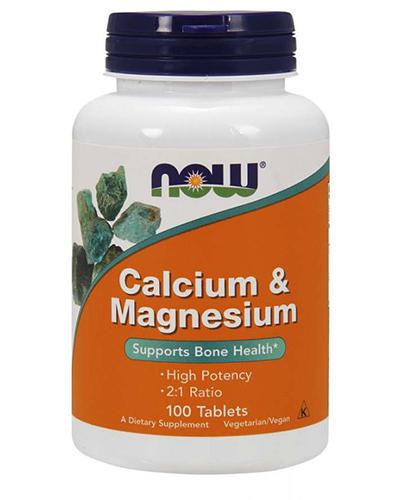  Now Foods Calcium & Magnesium - 100 tabl. - cena, opinie, stosowanie - Apteka internetowa Melissa  