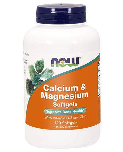  NOW FOODS Calcium & Magnesium - 120 kaps. - Apteka internetowa Melissa  