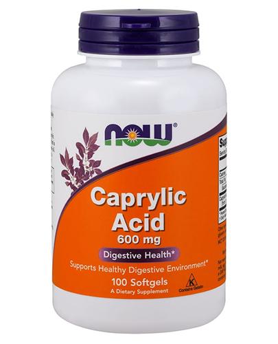  NOW FOODS Caprylic Acid 600 mg  - 100 kaps. - Apteka internetowa Melissa  