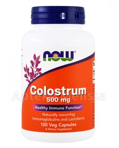  NOW FOODS Colostrum 500 mg - 120 kaps. - Apteka internetowa Melissa  