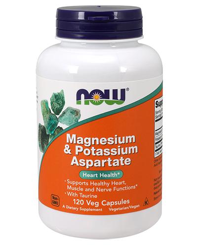  Now Foods Magnesium&Potassium Aspartate, 120 kaps., cena, opinie, stosowanie - Apteka internetowa Melissa  