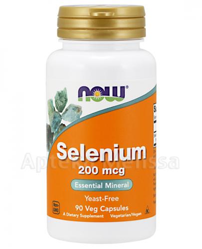  NOW FOODS Selenium 200 mcg - 90 kaps. - Apteka internetowa Melissa  