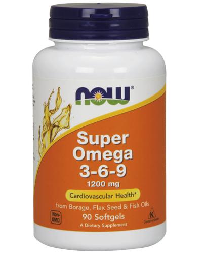  NOW FOODS Super Omega 3-6-9 1200 mg - 90 kaps. - Apteka internetowa Melissa  