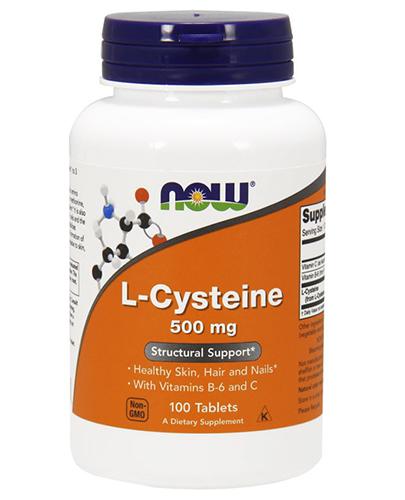  Now L-Cysteine 500 mg, 100 tabl., cena, opinie, składniki - Apteka internetowa Melissa  