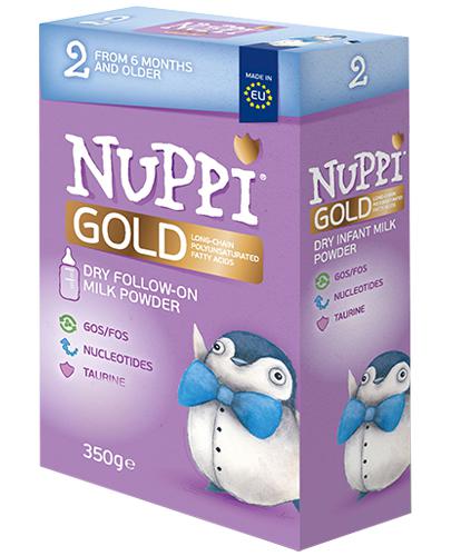 Nuppi Gold 2 Mleko następne dla niemowląt 6-12 m - 350 g - cena, opinie, właściwości - Drogeria Melissa