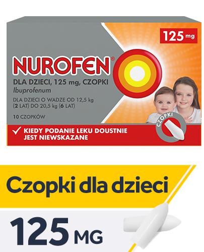 NUROFEN Dla Dzieci 125 mg - 10 czop. - Apteka internetowa Melissa