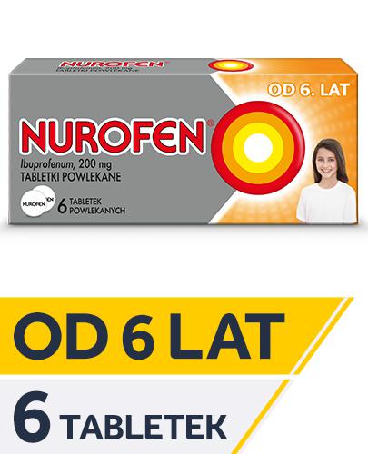 NUROFEN Dla dzieci 200 mg - 6 tabl. - Apteka internetowa Melissa