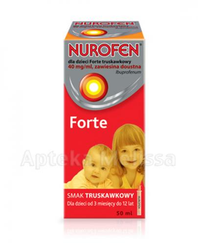  NUROFEN FORTE Syrop dla dzieci zawiesina doustna - 50 ml - Apteka internetowa Melissa  