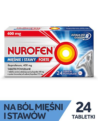 NUROFEN MIĘŚNIE I STAWY FORTE 400mg - 24 tabl. - Apteka internetowa Melissa
