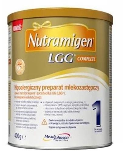  Nutramigen 1 LGG Complete Hipoalergiczny preparat mlekozastępczy - 400 g - cena, opinie, składniki - Apteka internetowa Melissa  