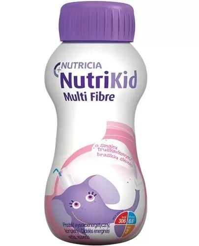 NUTRIKID MULTI FIBRE Smak truskawkowy - 200 ml - Apteka internetowa Melissa