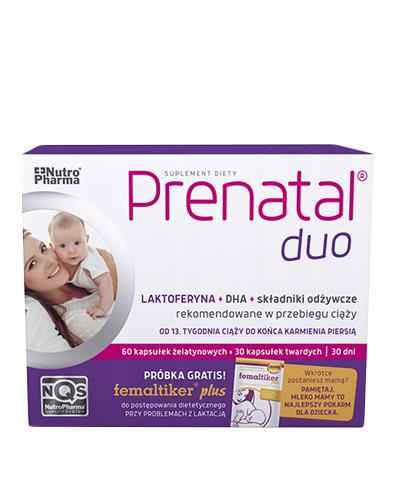  NutroPharma Prenatal Duo, 60 kapsułek + 30 kapsułek - Apteka internetowa Melissa  