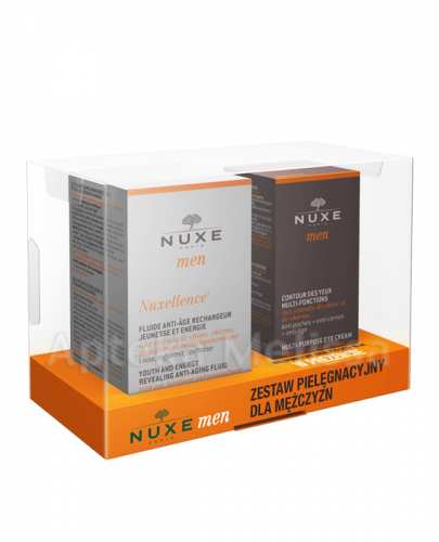  NUXE MEN NUXELLENCE Preparat specjalistyczny przeciwstarzeniowy dla mężczyzn - 50 ml + NUXE MEN Krem pod oczy - 15 ml - Apteka internetowa Melissa  