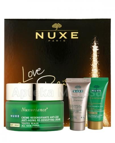 NUXE NUXURIANCE Krem przeciwzmarszczkowy przywracający gęstość skóry na noc - 50 ml + NUXURIANCE Krem przeciwzmarszczkowy - 15 ml + NUXELLENCE JEUNESSE Fluid - 15 ml - Apteka internetowa Melissa
