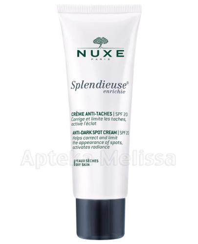 NUXE SPLENDIEUSE ENRICHIE Krem redukujący przebarwienia do skóry suchej SPF20 - 50 ml - Apteka internetowa Melissa
