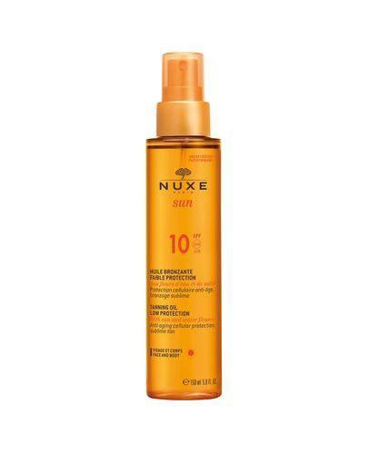 NUXE SUN Olejek do opalania do twarzy i ciała SPF10 - 150 ml - Drogeria Melissa