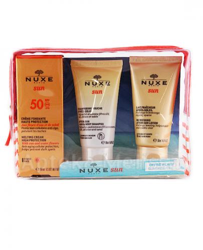NUXE SUN Zestaw Podróżny Krem SPF50 + Żel pod prysznic + Balsam - 50 ml+50 ml+50 ml - Apteka internetowa Melissa