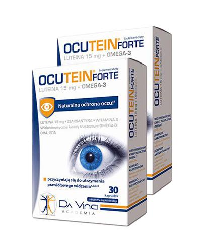  Ocutein Forte Luteina 15mg + Omega-3, 2 x 30 kapsułek - Apteka internetowa Melissa  