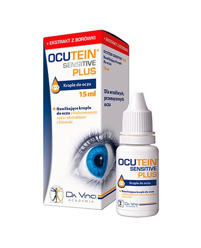  Ocutein Sensitive Plus Nawilżające Krople do oczu, 15 ml - Apteka internetowa Melissa  