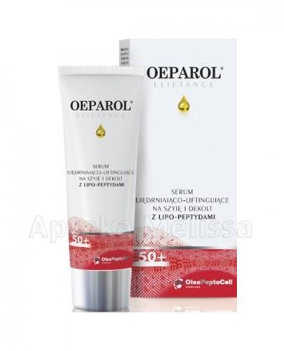  OEPAROL ELIFTANCE 50+ Serum ujędrniająco-liftingujące na szyję i dekolt z lipo-peptydami - 75 ml - Apteka internetowa Melissa  