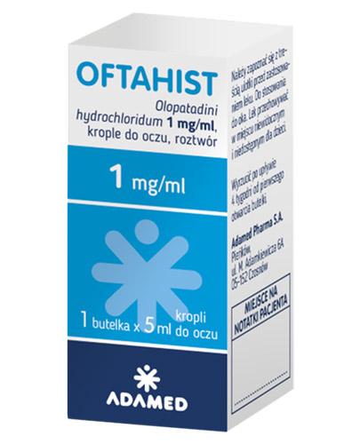 OFTAHIST 1mg/ml  krople do oczu - 5 ml