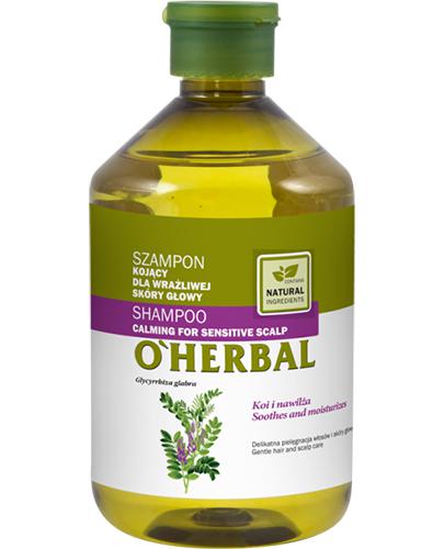  O'Herbal Szampon kojący z ekstraktem z lukrecji dla wrażliwej skóry głowy - 500 ml - cena, opinie, właściwości - Apteka internetowa Melissa  