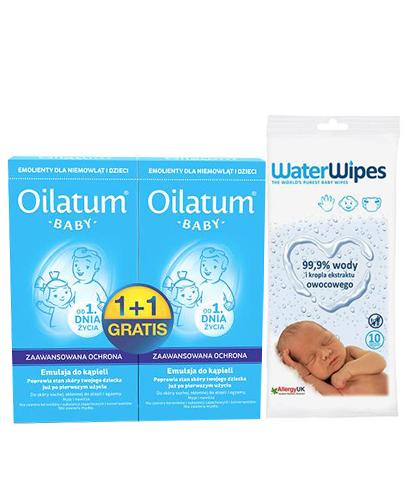  Oilatum Baby Emulsja do kąpieli - 2 x 250 ml + WATERWIPES Chusteczki nawilżane - 60 szt. - Apteka internetowa Melissa  