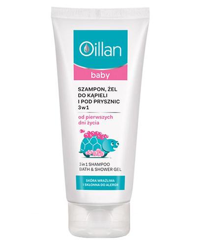 OILLAN BABY 3w1 Szampon, żel do kąpieli i pod prysznic - 200 ml - Apteka internetowa Melissa