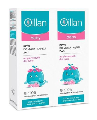 OILLAN BABY Płyn do mycia i kąpieli 2w1 - 2 x 400 ml - Drogeria Melissa