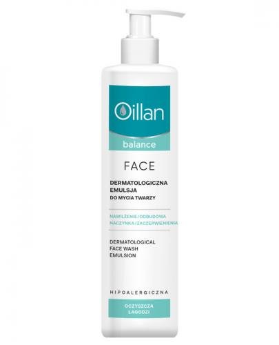  OILLAN BALANCE FACE Dermatologiczna emulsja do mycia twarzy, 250 ml - Apteka internetowa Melissa  
