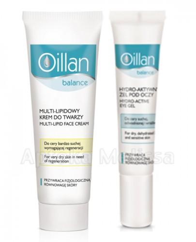  OILLAN BALANCE Multi-lipidowy krem do twarzy - 40 ml + Żel pod oczy - 15 ml - Apteka internetowa Melissa  