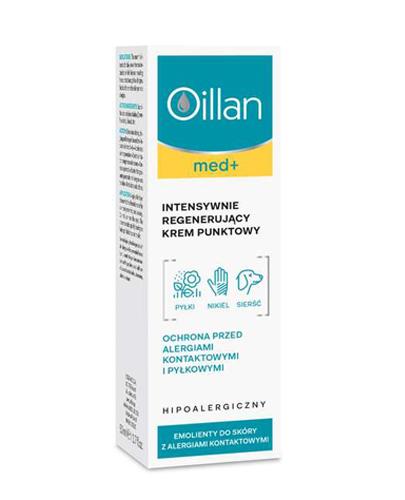  OILLAN MED+ Intensywnie regenerujący krem punktowy, 50 ml. Profilaktyka zmian skórnych na skutek alergii kontaktowej. - Apteka internetowa Melissa  