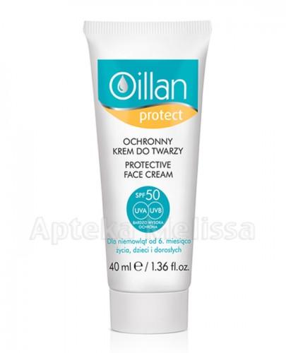 OILLAN PROTECT Ochronny krem do twarzy SPF 50 - 40 ml Data ważności: 2020.02.28 - Apteka internetowa Melissa